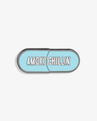 Amoxi-chillin (Chill Pill) Lapel Pin